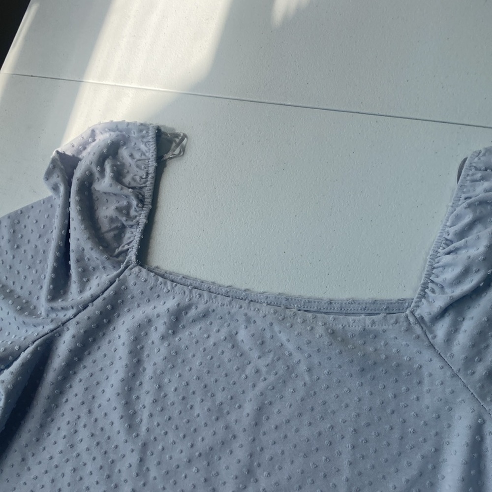 LC Lauren Conrad blouse with polka dot texture XXL - Picture 5 of 15